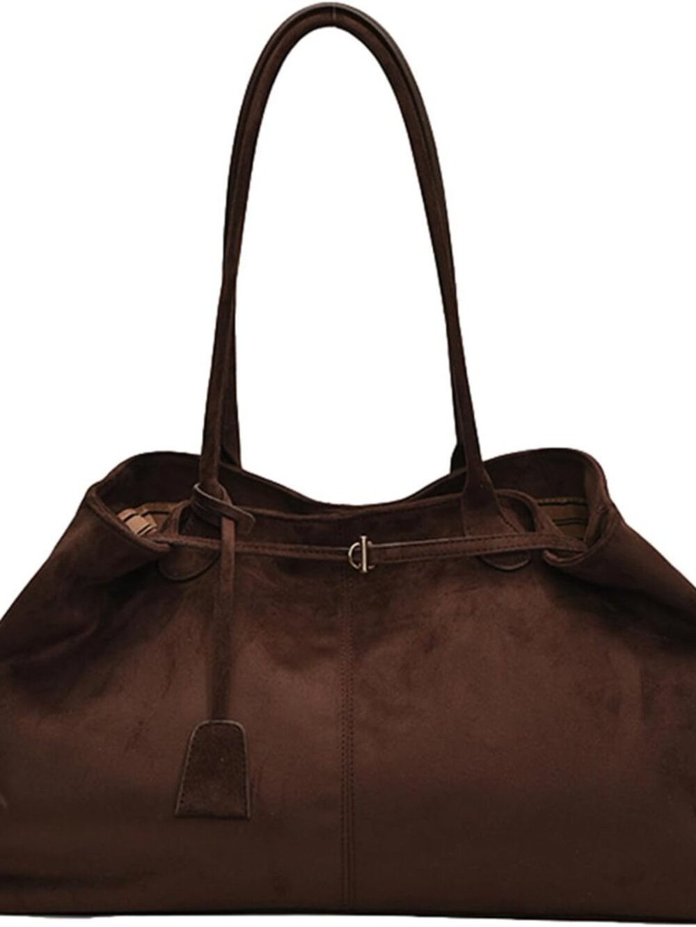 Suede Purses for Women 2025 Fall Trendy Slouchy Shoulder Bag Suede Handbags Vint